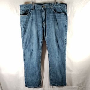 Urban Pipeline Straight Leg Jeans Mens 42x32 Med Blue Wash